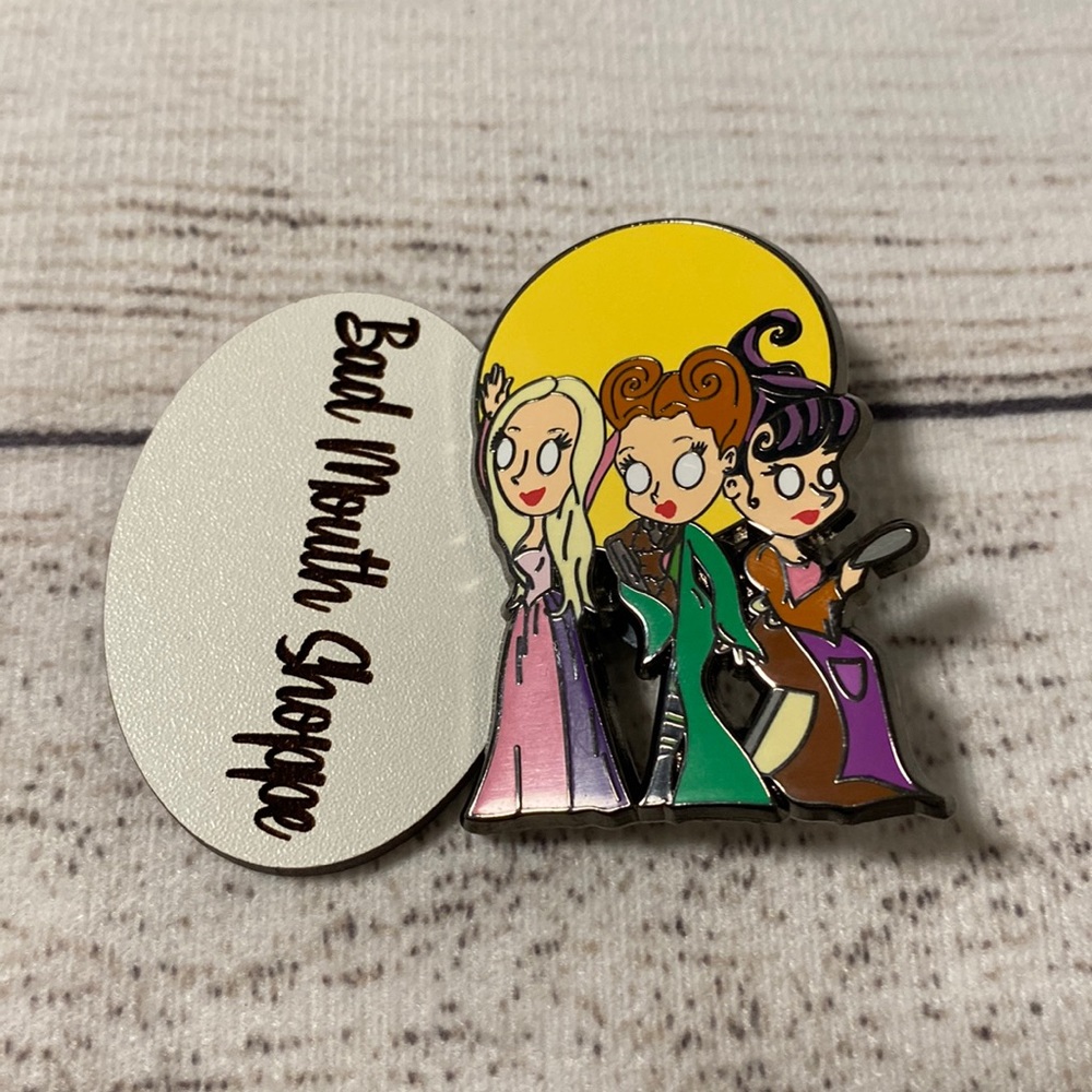 *Spooksieboo Hocus Pocus Halloween Bruja Squad Enamel Lapel Pin